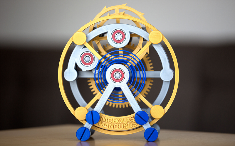 Illustration for article titled An Oversized 3D-Printed Tourbillon Reveals the Marvels of Watchmaking